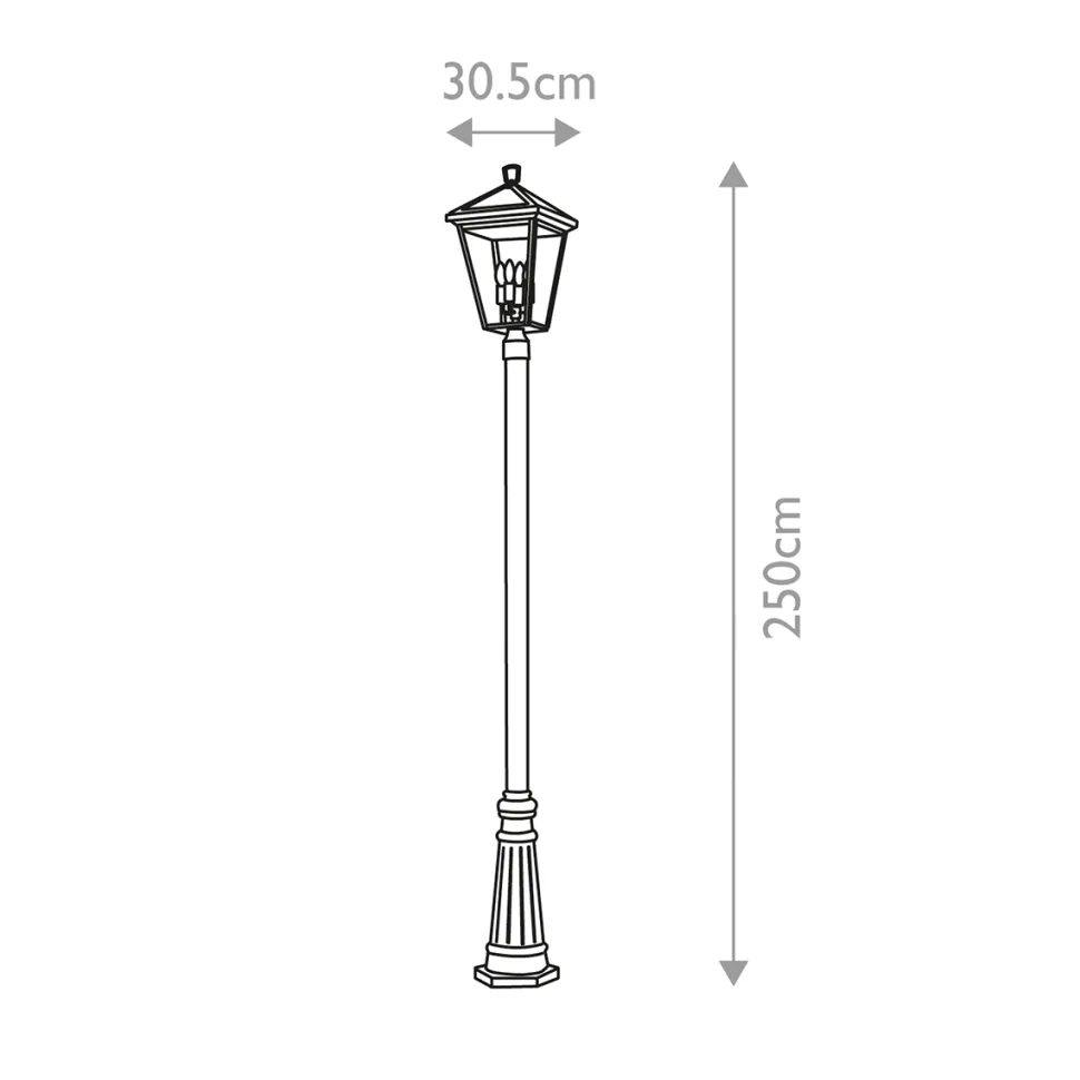 Alford Place 250cm stolpe