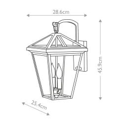Alford Place 46cm utelampa