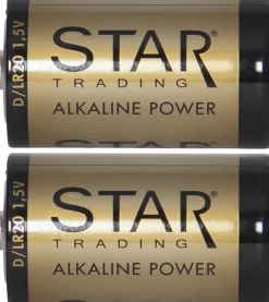 Batteri 2-p D 1,5V Power Alkaline