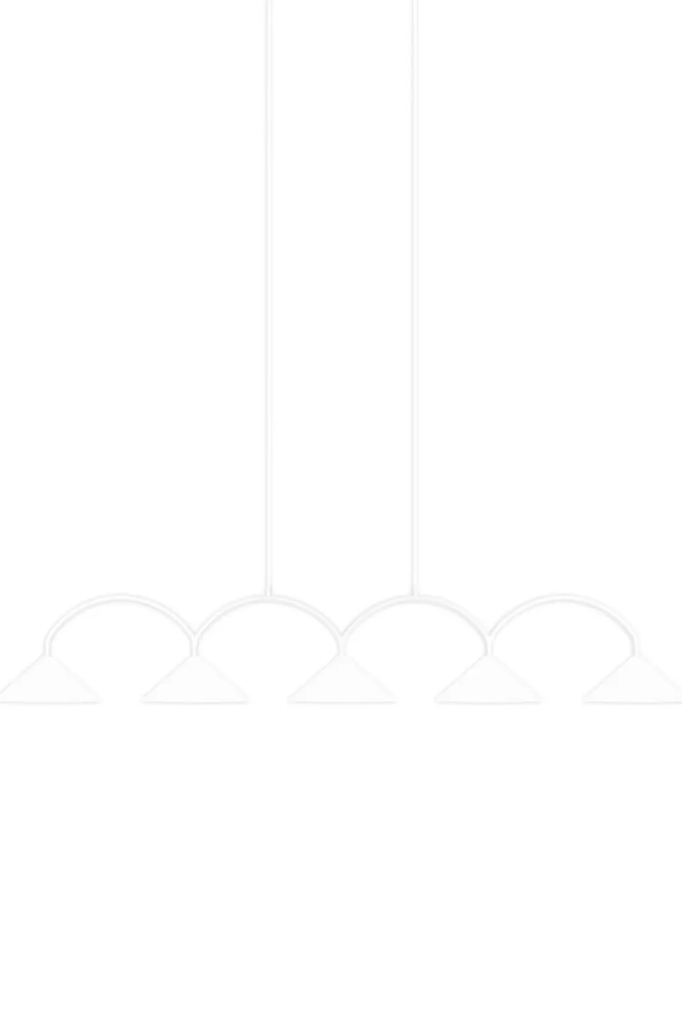 Curve 165cm taklampa