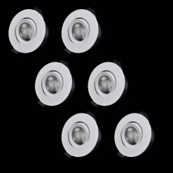 D-007 Downlight 2700K 6-pack