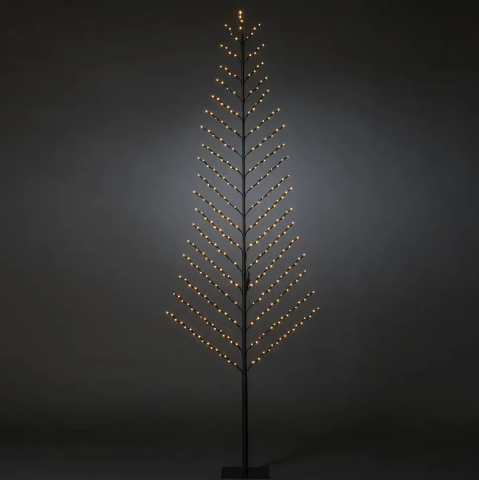 2D svart träd 240cm