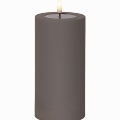 LED Blockljus Flamme Soft 18cm