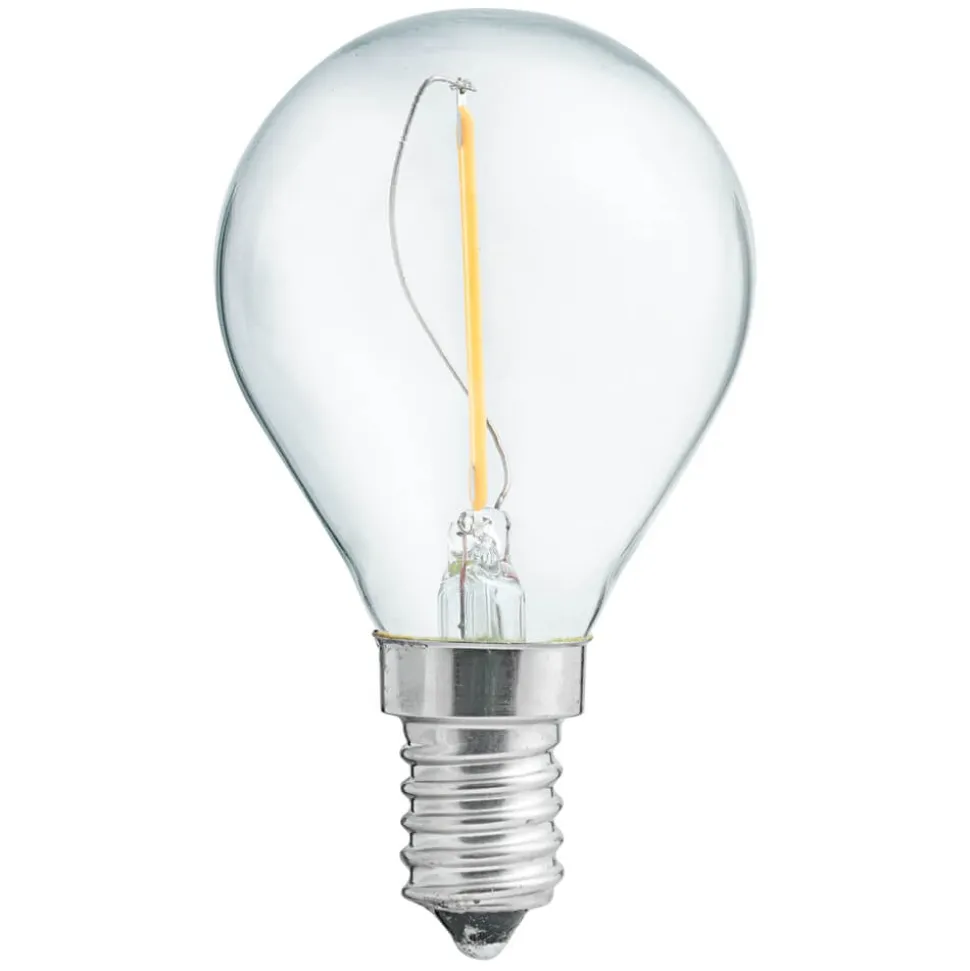 LED E14 klot klar 1W 2700K