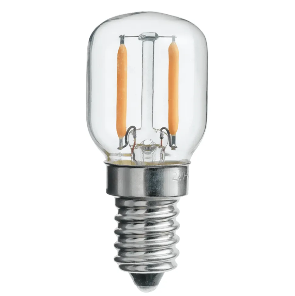 LED E14 päron 1,2W 2200K dimbar