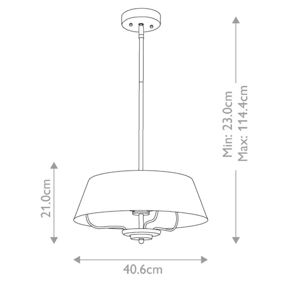 Luella Ø40 taklampa