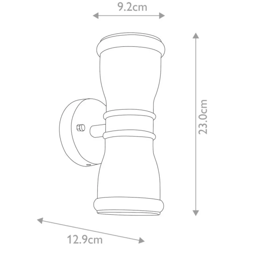 Malvern 23cm utelampa