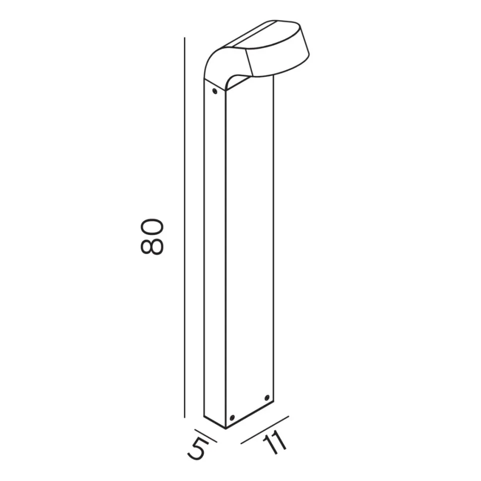 Molde 80cm pollare