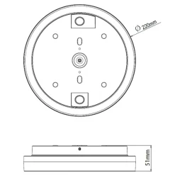 Plafondy Sensor Ø22
