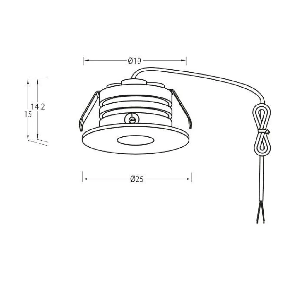 P-132 Mini Downlight 2700K