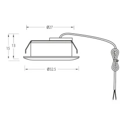 Q-32 Mini Downllight 3000K