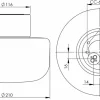 Solenne 210/165 badrumslampa