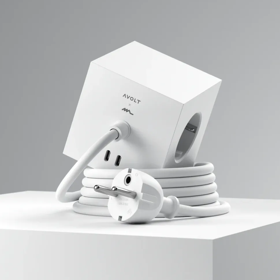 Square 1 with 30W Dual USBC & Magnetic base, 3m, Martinelli Luce edition